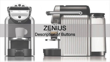 Nespresso Zenius – How to Use