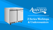 Avantco Z Series Undercounters and Worktops
