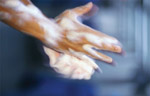 Hand washing is essential.