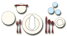 Formal Dinner Table Setting