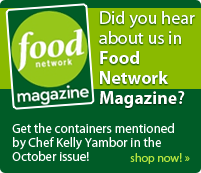 Did you read about us in Food Network Magazine? Get the containers mentioned by Chef Kelly Yambor in the October issue!