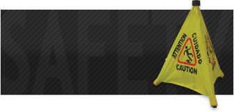 20 inch Pop-Up Safety Cone Wet Floor Sign