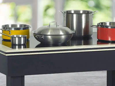 Induction and Radiant Heat Buffet Tables