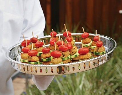 Metal Serving and Display Platters Trays