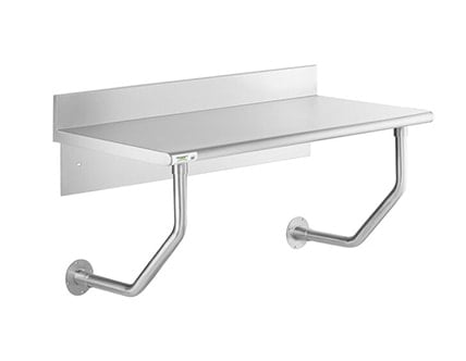 Stainless Steel Wall Mount Tables