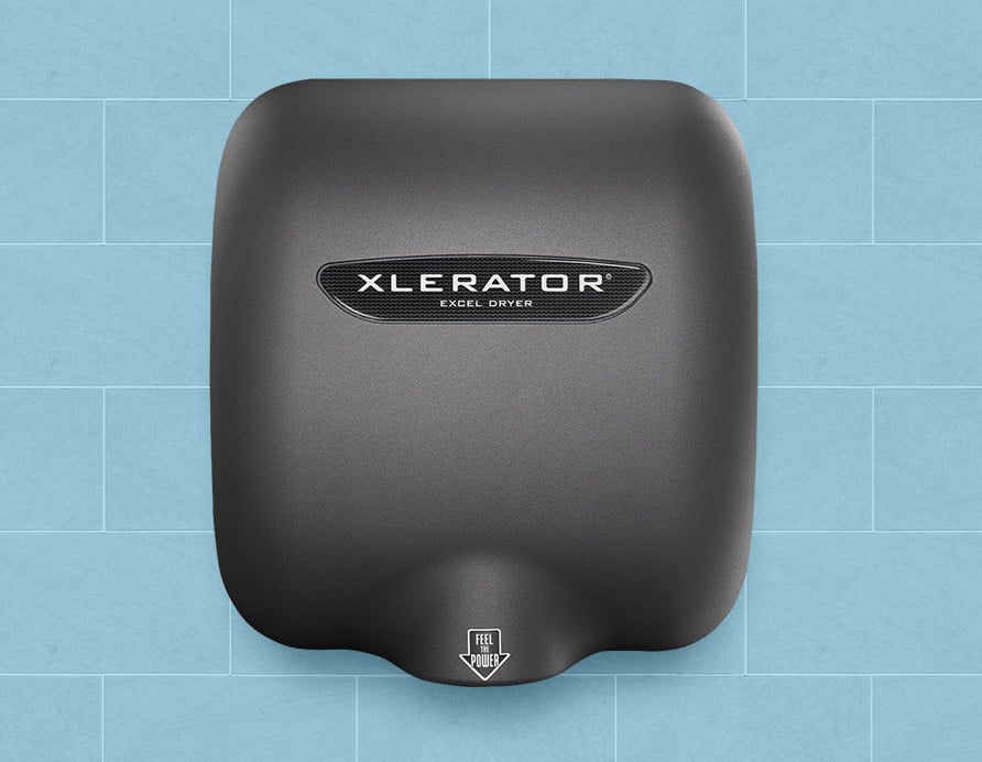 Excel XLERATOR® Graphite Textured Cover High Speed Hand Dryer
