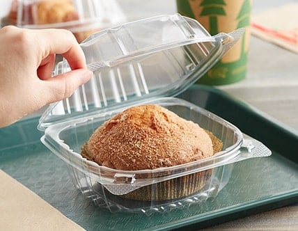 Clear Hinged Take-Out Containers