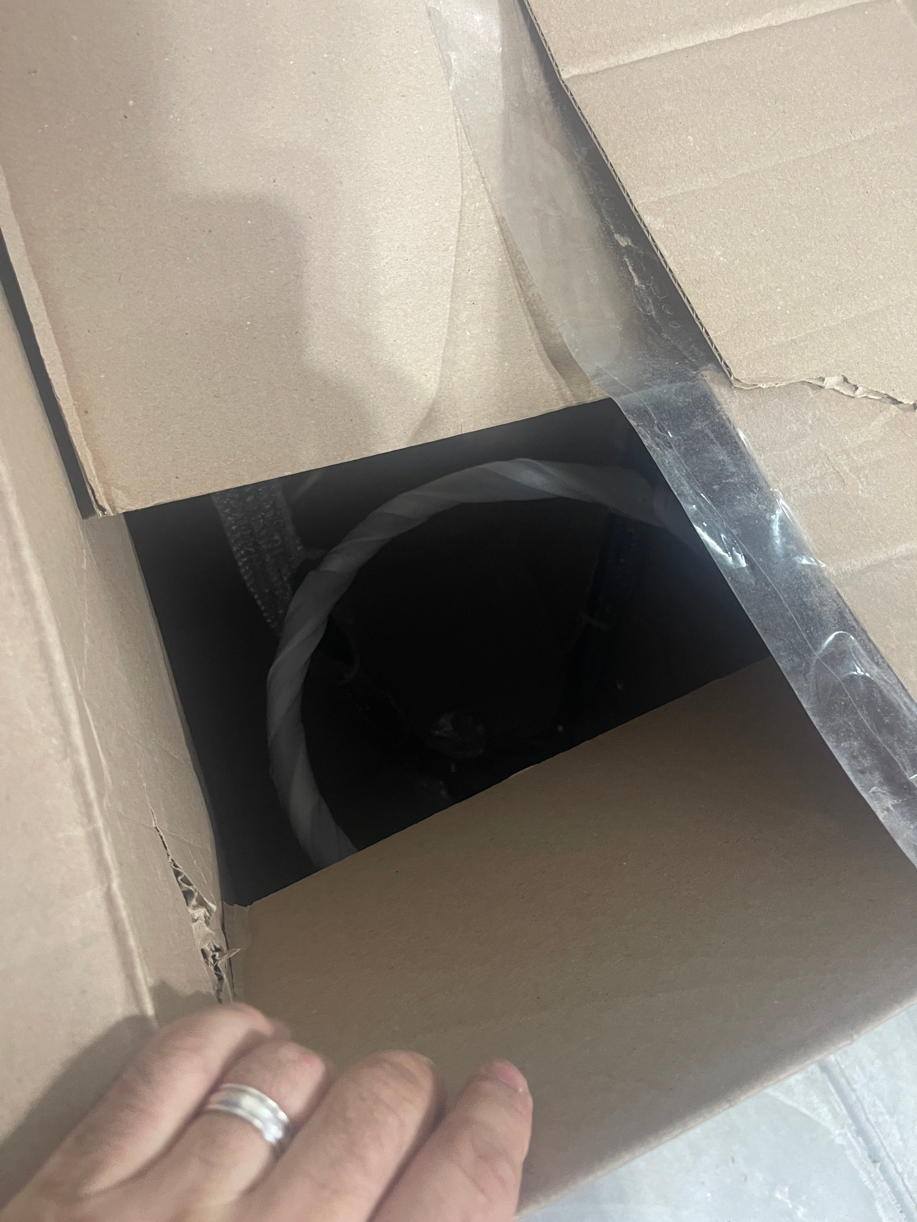 This is how the box arrived. 