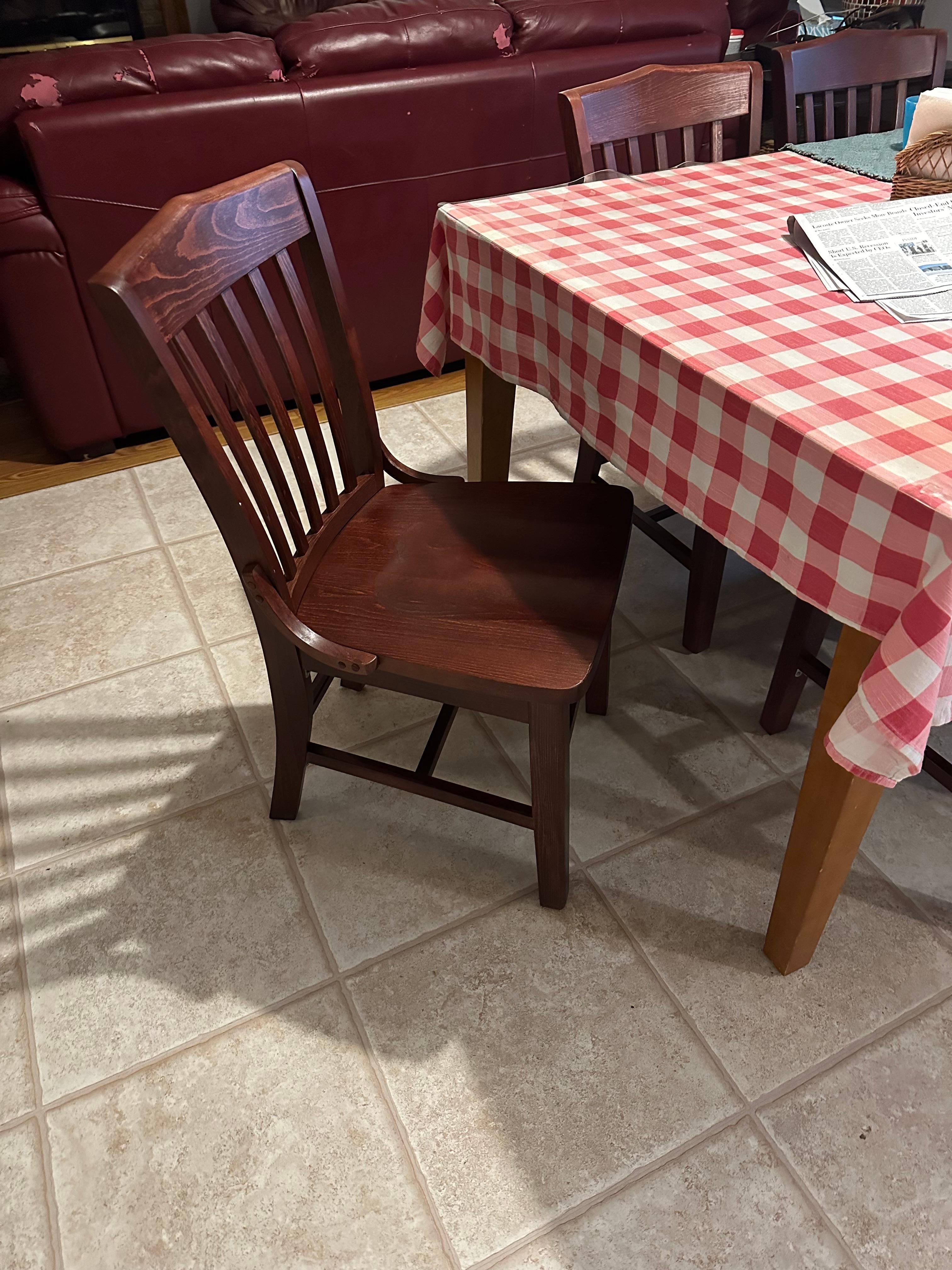 Sitting pretty in the kitchen