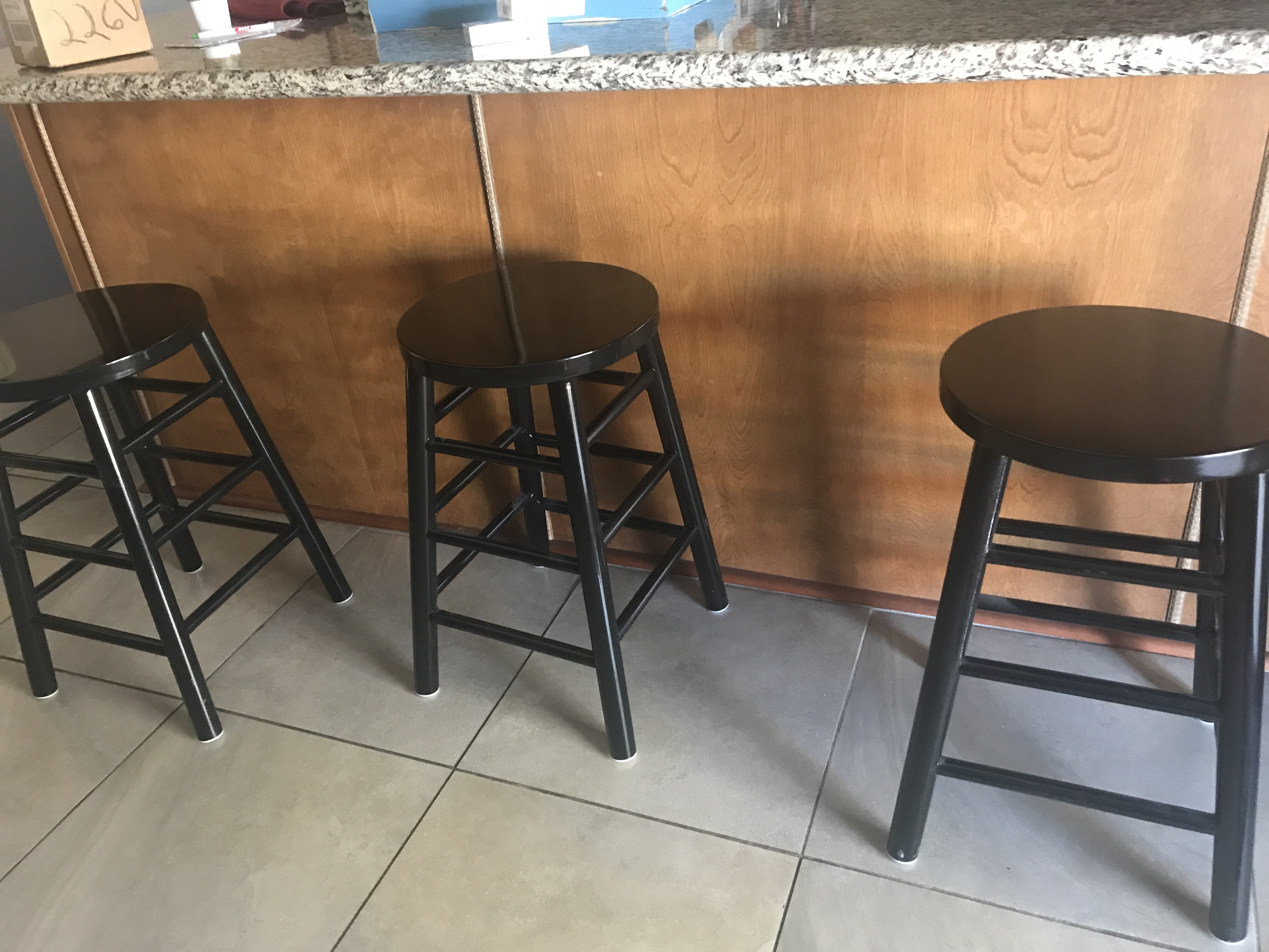 We are so in love with these bar stools! 