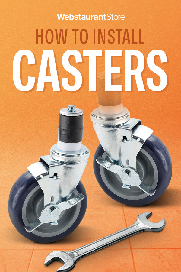 How to Install Casters on Your Work Table