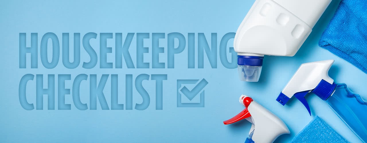 Housekeeping Checklist 