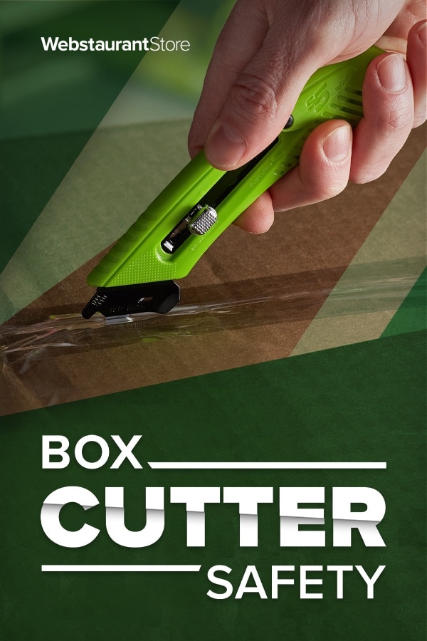 How to Use a Box Cutter Safely - WebstaurantStore