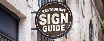 Restaurant Sign Ideas to Attract Customers 