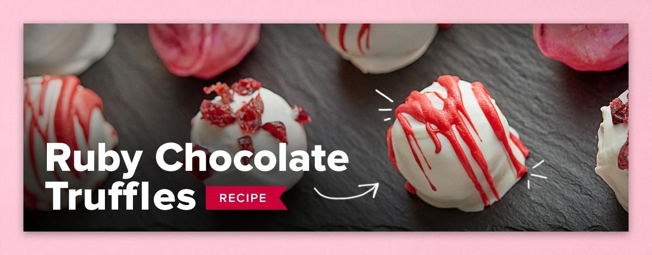 Delicious Ruby Chocolate Truffles Recipe (With Video!)