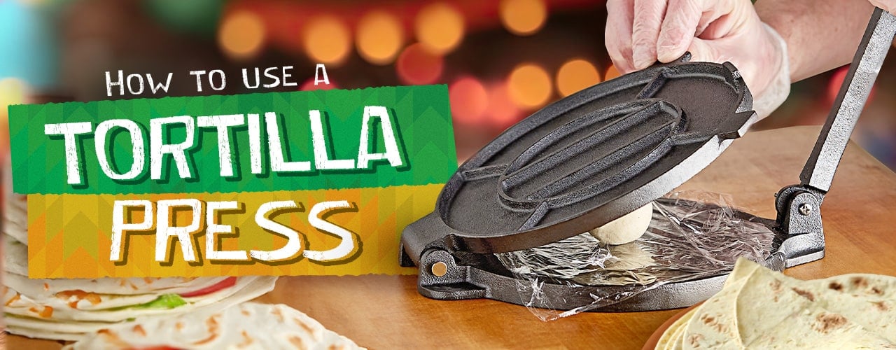 Dekorative skøn en How to Use a Tortilla Press to Make Perfect Tortillas