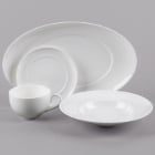 10 Strawberry Street Ricard White Porcelain Dinnerware