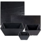 American Metalcraft Faux Slate Melamine Servingware