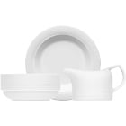 Bauscher by BauscherHepp Dialog Bright White Porcelain Dinnerware