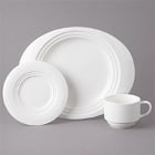 Bon Chef Concentrics White Porcelain Dinnerware