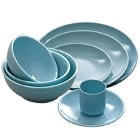 Blue Jade Melamine Dinnerware