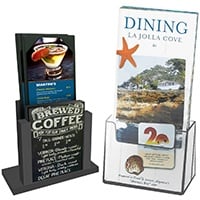 Business Card Holders & Brochure Stands