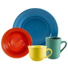CAC Tango Colorful Porcelain Dinnerware