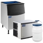 EcoStrong Plus PCRL4046SHN 45 Gallon 1.35 Mil 40 x 46 Linear Low Density  Medium-Duty Clear Can Liner / Trash Bag - 100/Case