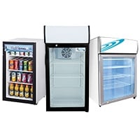 Countertop Glass Door Refrigerators and Freezers