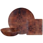 Elite Global Solutions Checkered Melamine Dinnerware