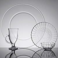 Anchor Hocking Clear Ellendale Glassware - 8 Piece