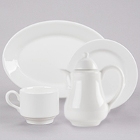 Homer Laughlin by Steelite International Pristine Ameriwhite Bright White China Dinnerware