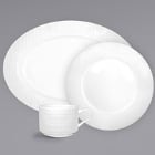 International Tableware Dresden Bright White Porcelain Dinnerware
