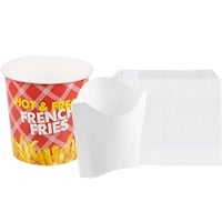 Paper French Fry Bags and Cups