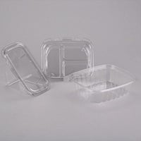 Rectangular Retail Take-Out Containers and Sandwich Wedge Containers