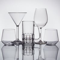 Reusable Plastic Barware and Dessert Shot Glasses