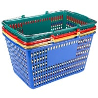 Shopping Baskets, Grocery Carts, and Reusable Shopping Bags