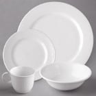 Syracuse China Repetition Aluma White Porcelain Dinnerware