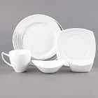 Reserve by Libbey Silk Royal Rideau White Porcelain Dinnerware