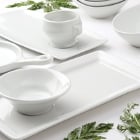 Tuxton Linx Bright White China Dinnerware