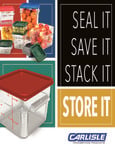 1195307 - Squares Polycarbonate Food Storage Container 8 qt
