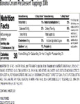 100BNNACP10 - TOPPING BANANA CREAM PIE 10 LB. Nutrition
