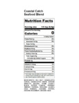 10200369 Regal Coastal Catch Seafood Blend Nutrition