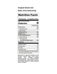 10204037 Regal Original Sweet and Salty Jerky Seasoning Nutrition