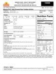 87610400 Nutrition Sheet