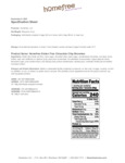 Homefree Chocolate Chip Brownie Nutrition Homefree Chocolate Chip Brownie Nutrition