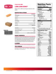 Rich's Long John Donut Nutrition Information