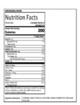 Hometown Provisions Thin Spaghetti Nutrition