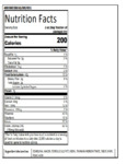 Hometown Provisions Spaghetti Nutrition Hometown Provisions Spaghetti Nutrition