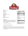 113565450 Tom Sturgis Thin Pretzels 4 lb. Box Nutrition Sheet